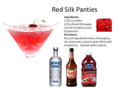 Silk panty shot recipe  Serve the Pink Panty Pulldowns